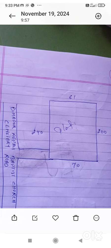 1 biga plot for sale