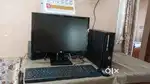 HP computer with ( monitor,keyboard and mouse )