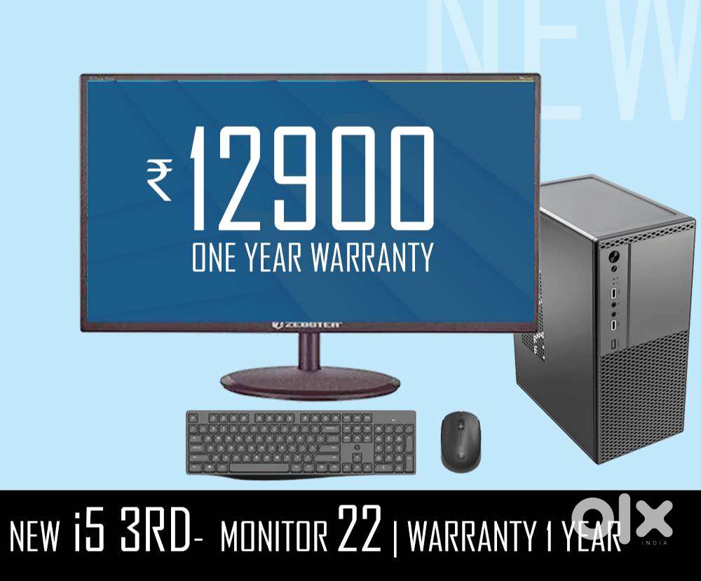 new computer set  22 inch monitor  desktop pc sales