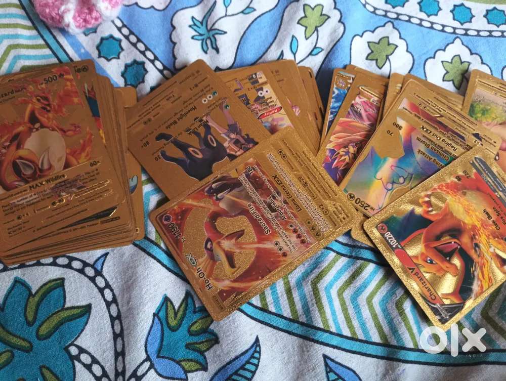 Pokemon cards (golden)
