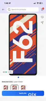 Samsung galaxy F62