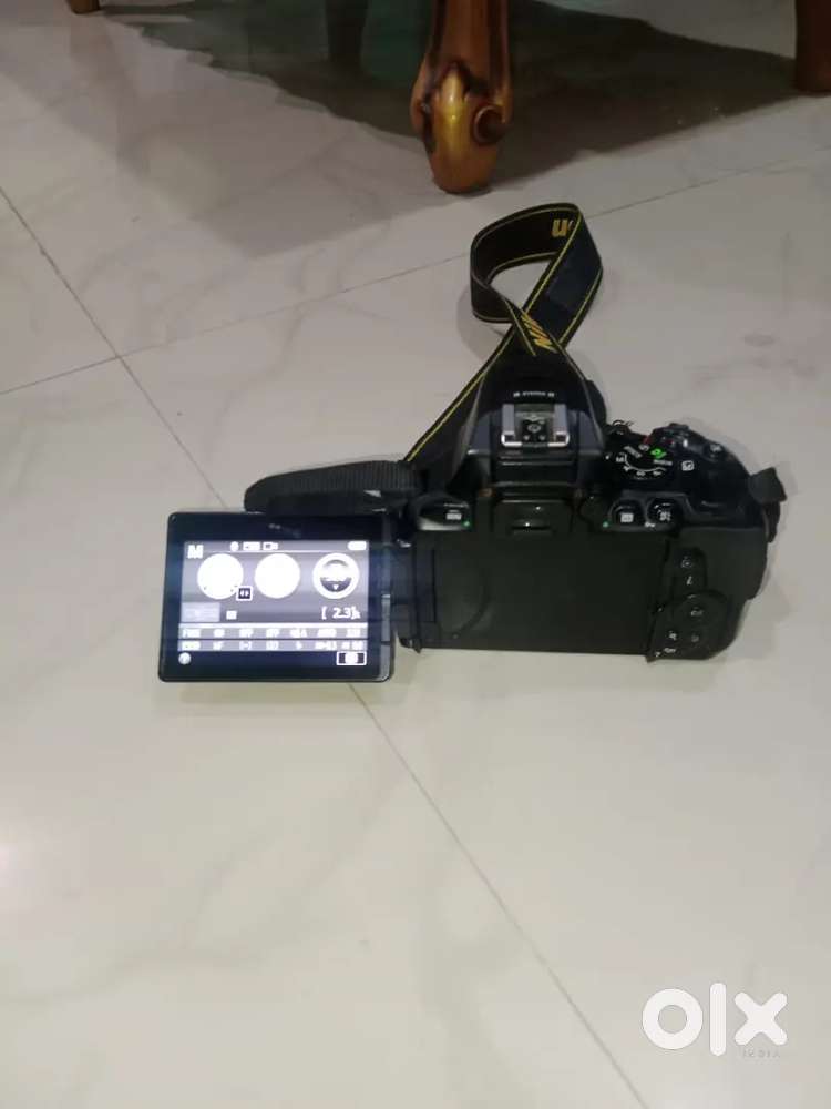 Nikon D5600, Nikon D3200, zoom lens,prime lens,kit lens 3 bettry।flash