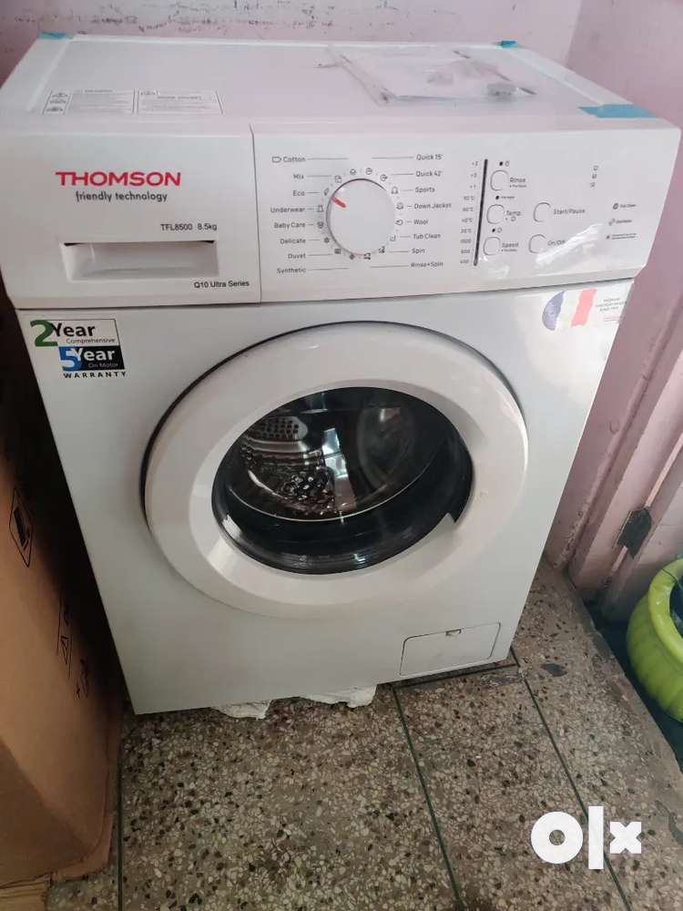 New Front Load Washing Machine 8.5kg Thomson GST Bill Brand Warranty