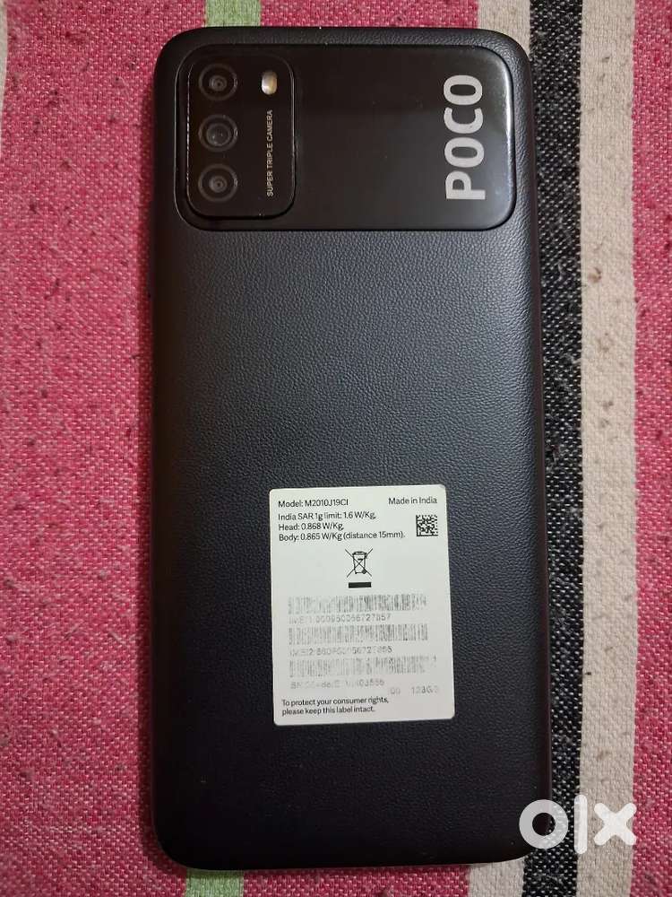 Poco m3 ,6000mah battery ,6-128Gb