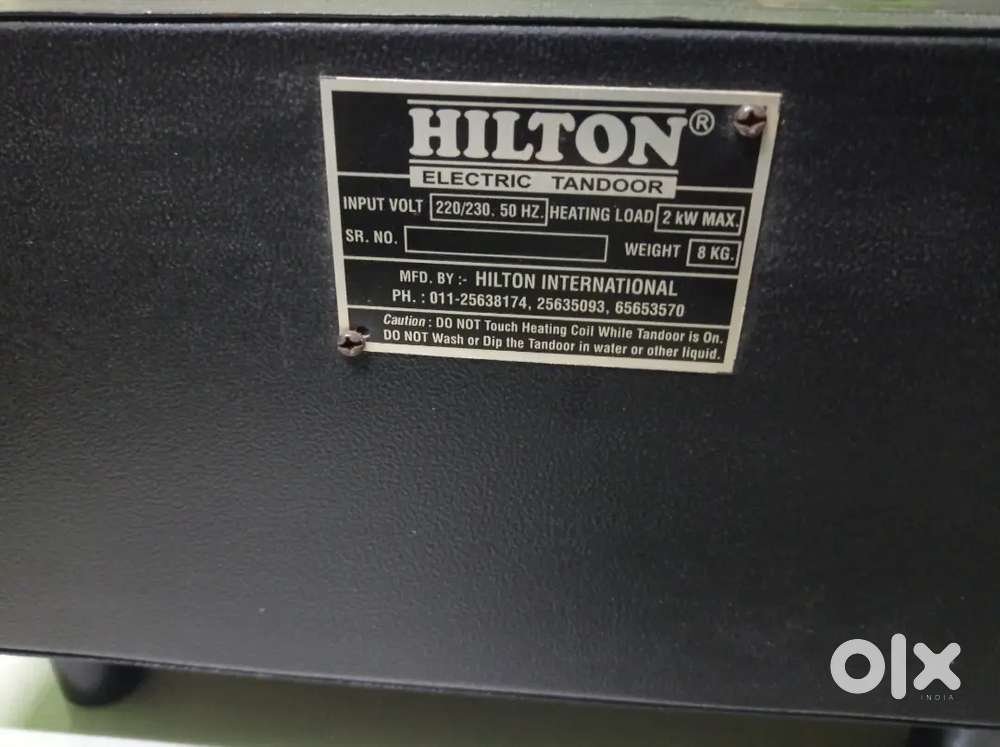 HILTON Electric Tandoor LG microwave
