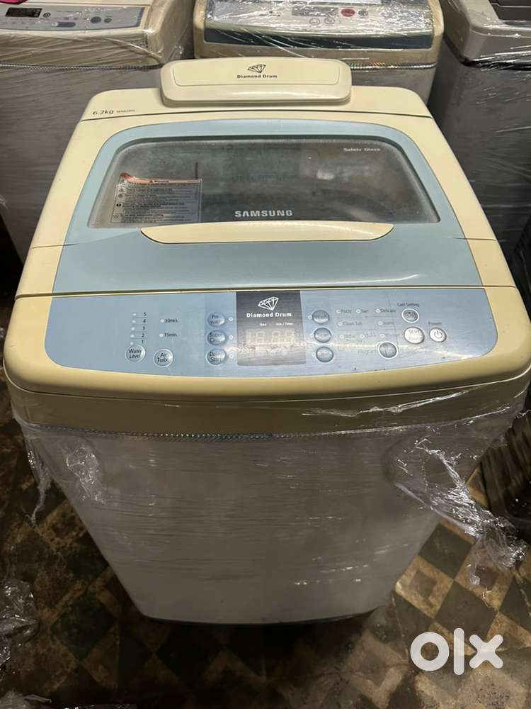 SAMSUNG 6.2 kg diamond drum with guarantee and warranty on bill