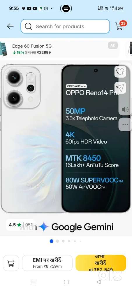 Oppo reno 14 pro