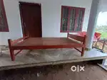 Mahagony double cot for sale