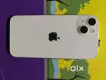 iPhone 13 with charger earphone and case