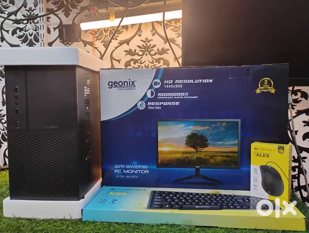 Boxpack Corei5 8gb ram 128gb ssd+320gb hdd 19led keyb,mouse rs.12000