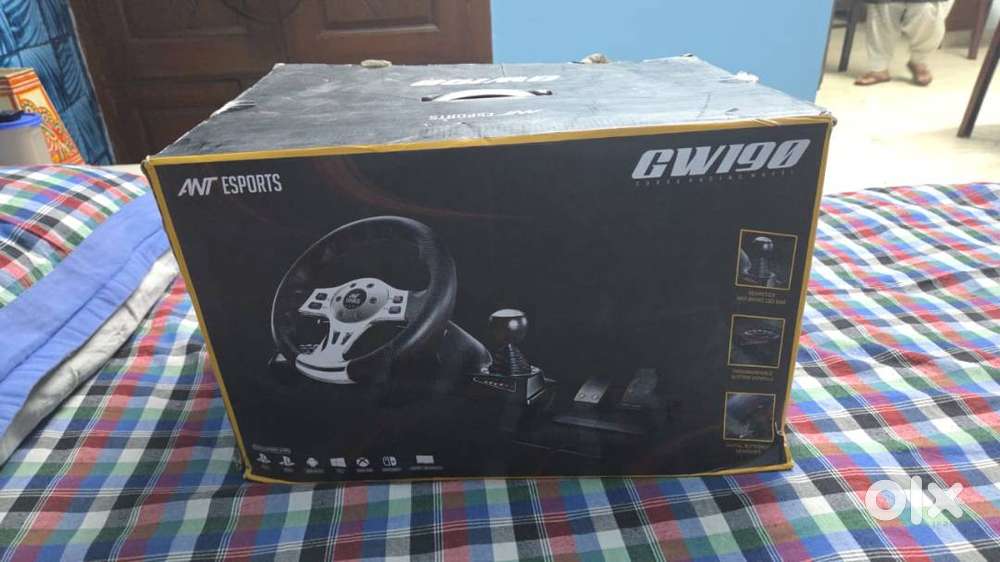 Ant Esports GW190 Race Steering Wheel Gaming Accessory