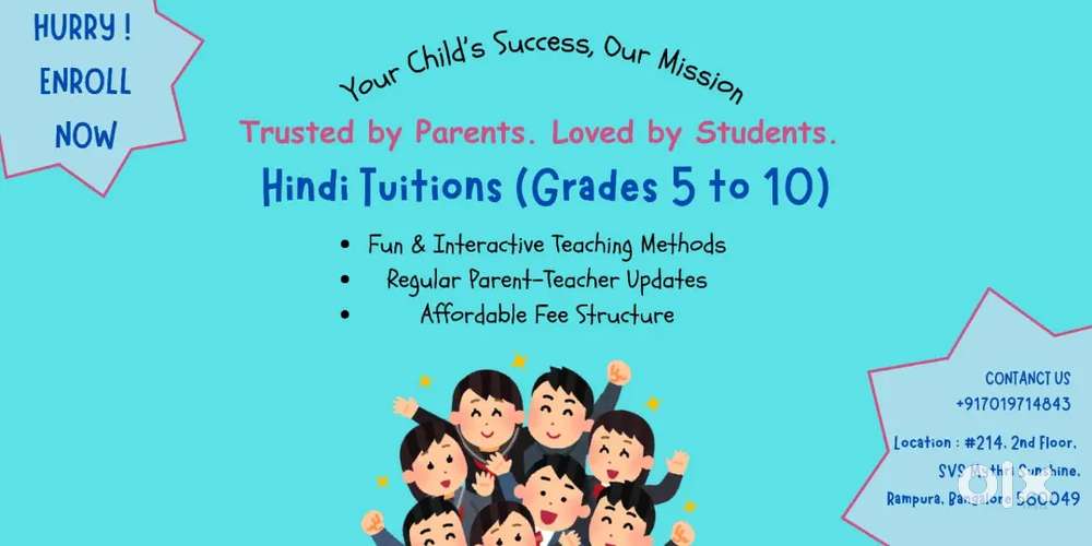 I takes hindi 5 to 10 hindi online  class.