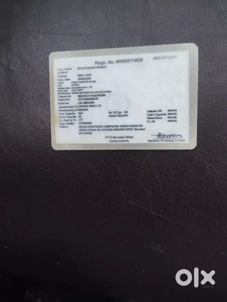 Bike condition is good