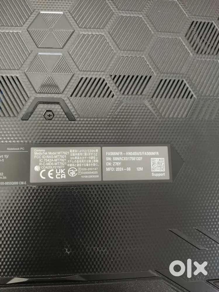 Brand new laptop asus a15( 9 month used old)