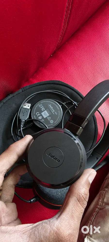 Samsung monitor and cpu and jabra headset