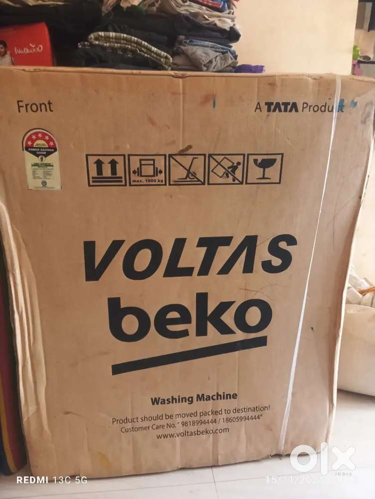 Brand new Voltas Beko 8 kg washing machine for sell @ Rs 9999 /-