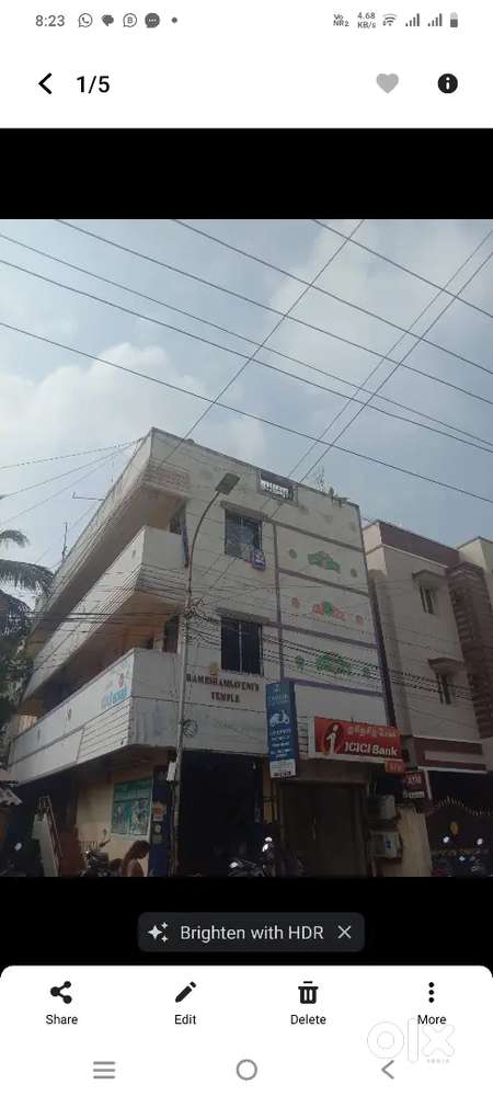 SHOP RENT ADVANCE 2.Laks MAIN ROAD VIRUGABAĶAM NEAR PACHAMAL KOIL