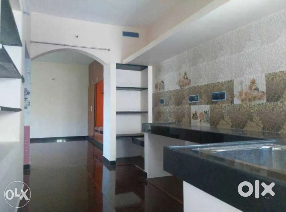 Double bed room house with car parking