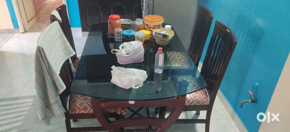 Dining table and chairs