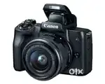 Canon m50 with 15 45 kit lens + 50 mm lens