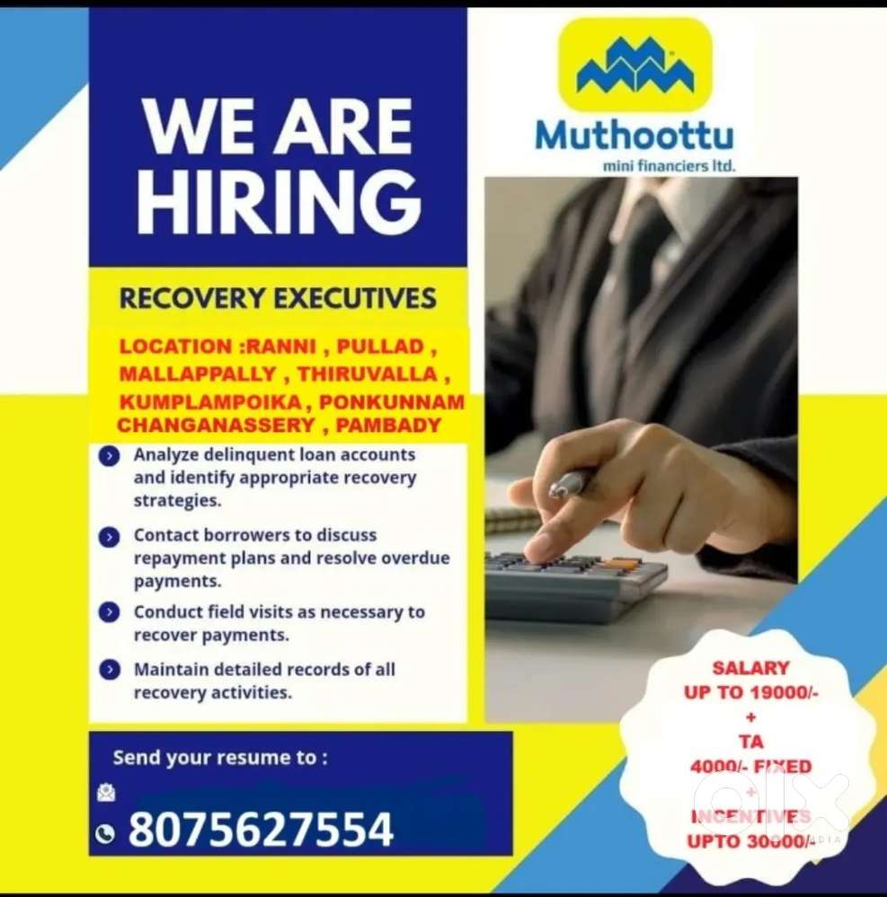 Branch manager / recovery officer