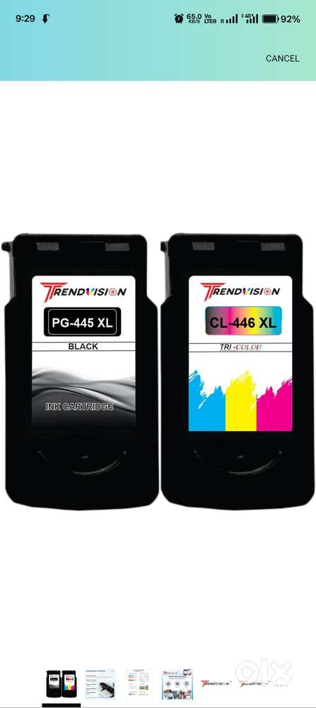445XL & 446XL Combo Ink Cartridge Compatible with Canon PIXMA