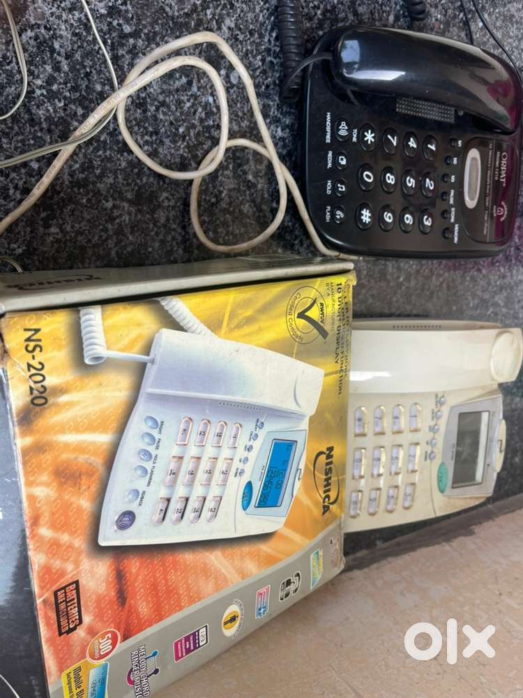 Orpat and nisica.  Landline phn call id instrument