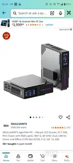 Skull Saint Powerful Mini Pc ( Intel )