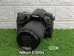 Used Nikon dslr d300s with 18-105mm vr lens full kit.
