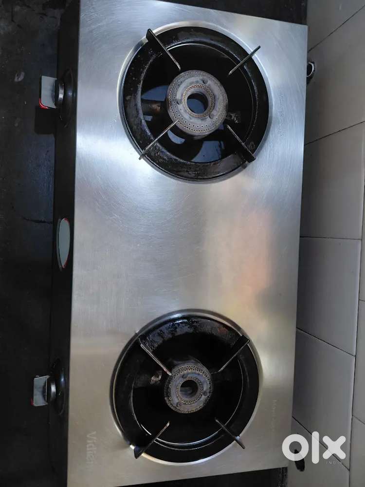Stainless steel 2 burner gas stove