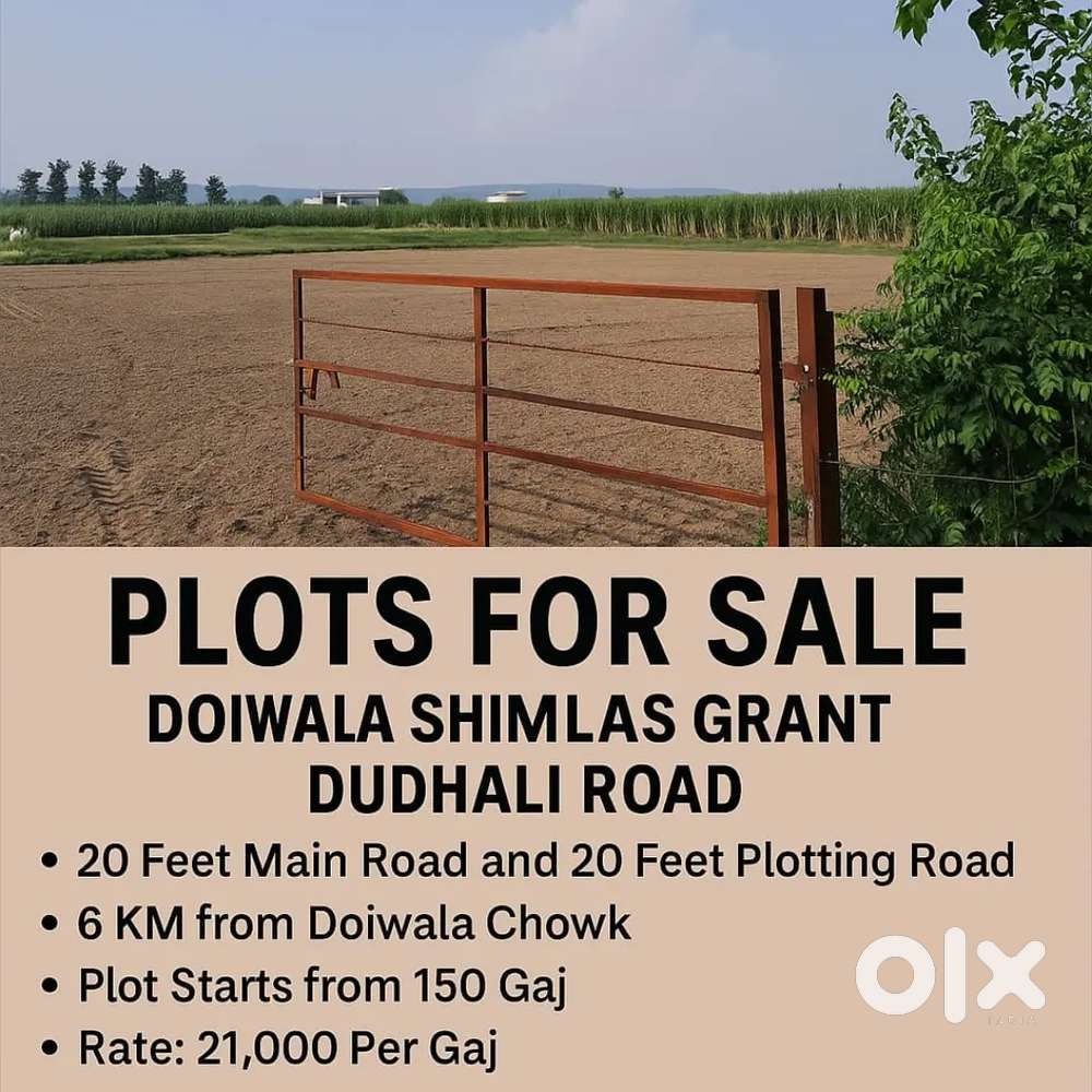 Doiwala Shimlas Grant Plot For investment or Residencial use