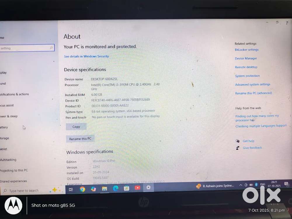 Hp laptop hai