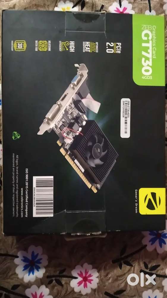 Zeb Gt730 4gb graphic card