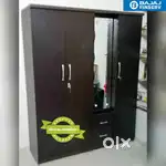 Khwaja furniture. Affordable wardrobe attached dressing.Bajaj finance
