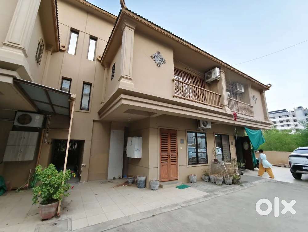 3 BHK furnished duplex for rent at sevasi in Gated society