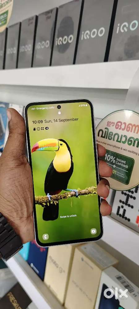 SAMSUNG A55 12/256GB FULL BOX GLOSSY BLUE COLOUR AVAILABLE
