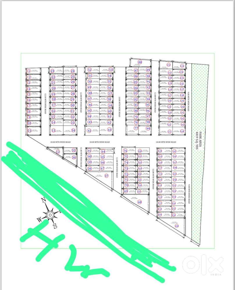 Plot for sale in a gated Colony near Muzaffarnagar Bypass Road
