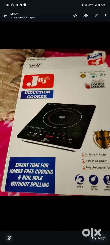 Induction oven