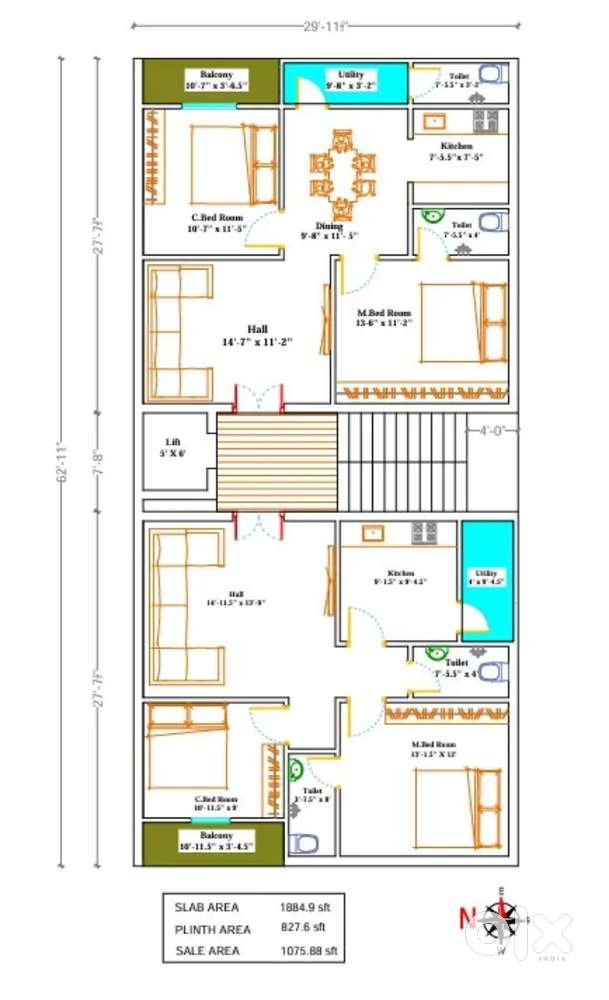 Affordable 2BHK  1080Sft  RR NAGAR  LIMITED TIME OFFER