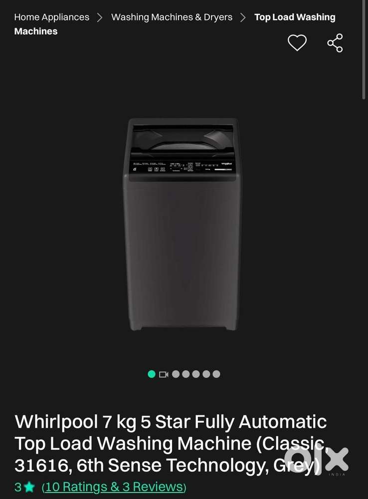 Whirpool 7kg fully automatic