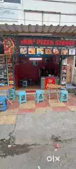 Very nice and populated sams pizza street  shop in sivaji palem