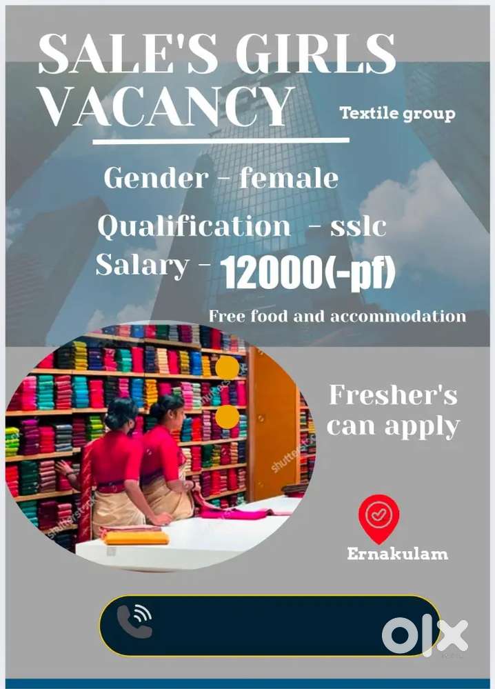 SALES GIRL VACCANCYY