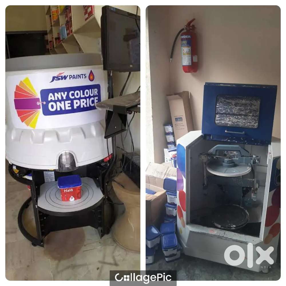Paint tinting/mixing machine