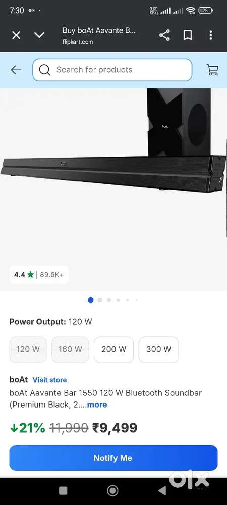 Boat avantee bar 1550 brand new condition