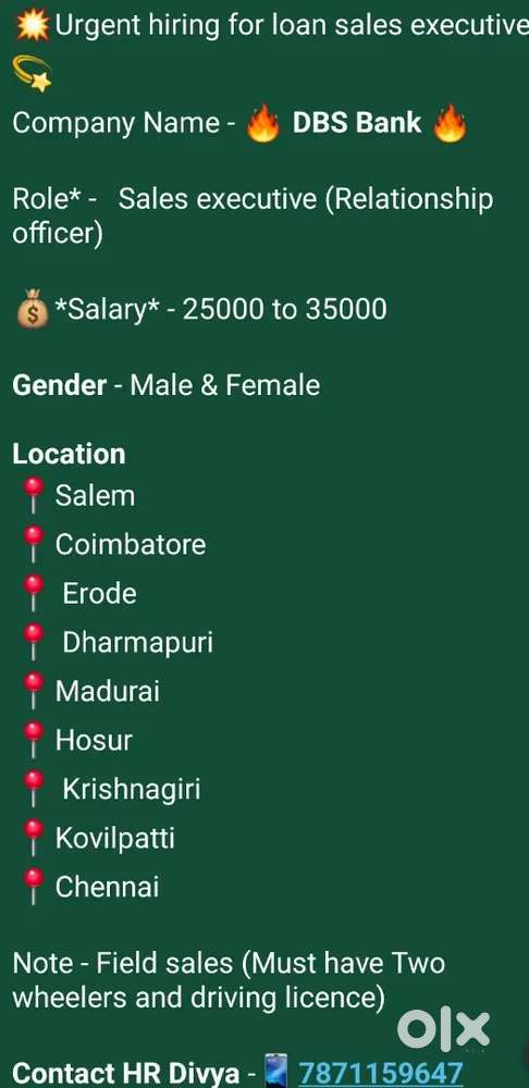 Relationship officer