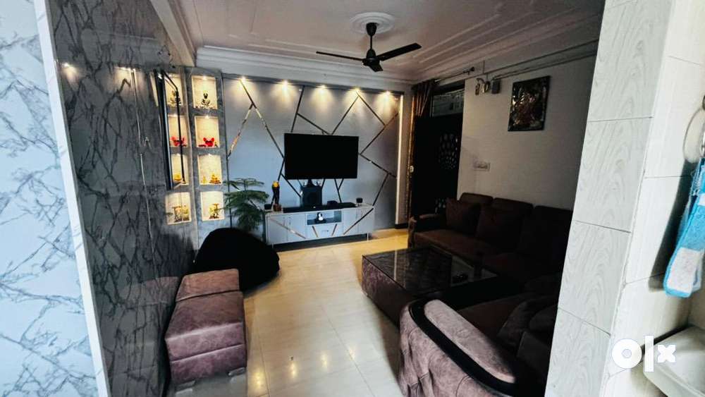 With 3 balconys one hall and a dining space , near birla ji office