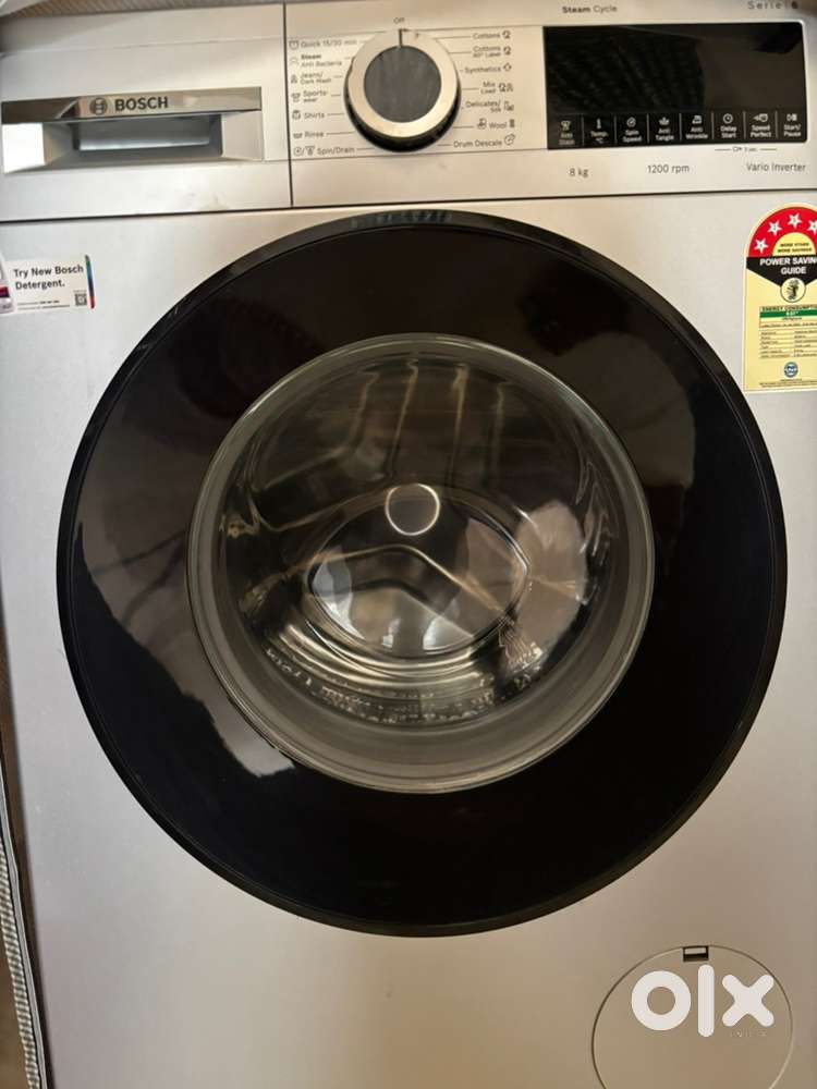 BOSCH W/M  8KG SILVER