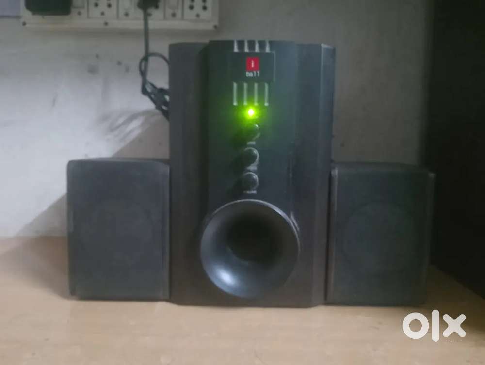 2.1 iBall original sat home theatre complete working