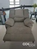 Recliner + rocking chair, olive green