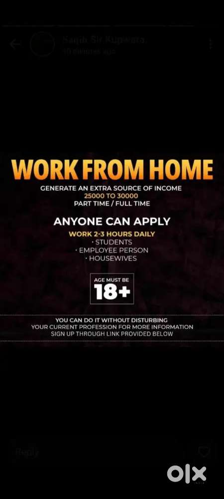 Work from home opportunity! Earn money online with flexible timings.